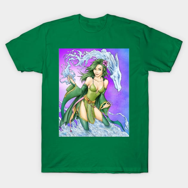 Rydia of Mist T-Shirt by AdamCRivera